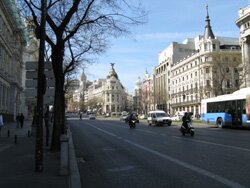 Calle Alcalá desde el Banco de España