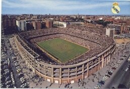 estadio Santiago Bernabeu en los años 1960