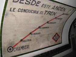plano de la estación de Chamberí
