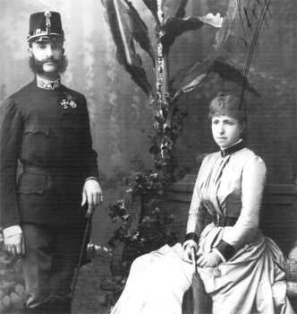 Alfonso XII y Cristina
