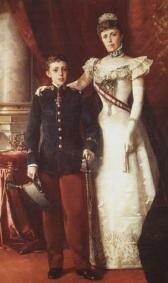 María Cristina y Alfonso XIII