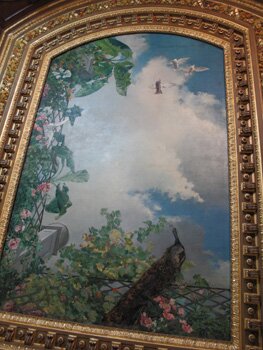 palacio de Linares - lienzo del comedor
