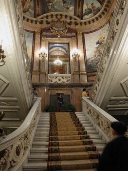 palacio de Linares - escalera